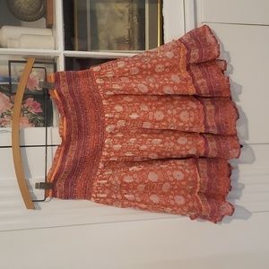 Anthropologie mini skirt